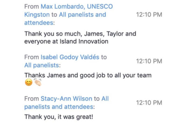 Max Lombardo, Isabel Godoy, Stacy-Ann Wilson - Workshop Testimonials