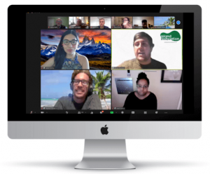  online training session about sustainability for the Island Ambassadors